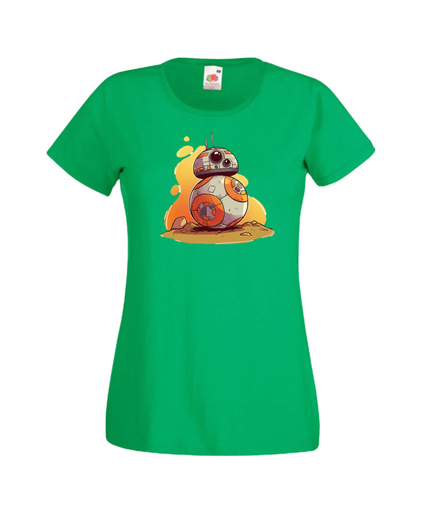 Дамска тениска Star Wars BB-8 Дамска тениска Star Wars BB-8