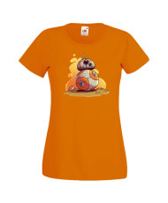 Дамска тениска Star Wars BB-8