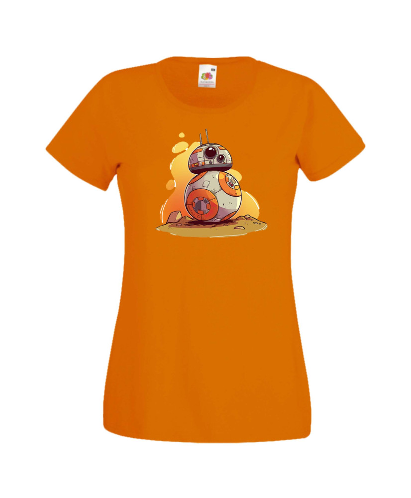 Дамска тениска Star Wars BB-8