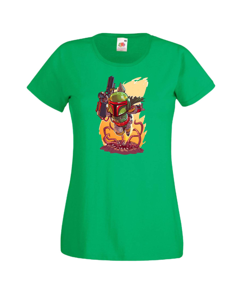 Дамска тениска Star Wars Boba Fett Боба Фет