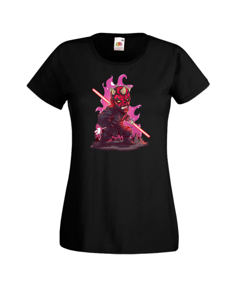 Дамска тениска Star Wars Darth Maul Дарт Мол Дамска тениска Star Wars Darth Maul Дарт Мол
