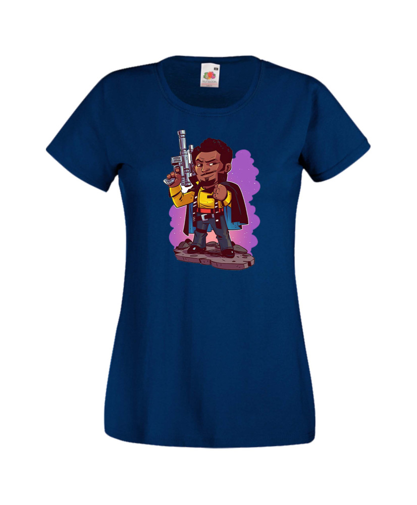 Дамска тениска Star Wars Lando Ландо Калрисиан Дамска тениска Star Wars Lando Ландо Калрисиан