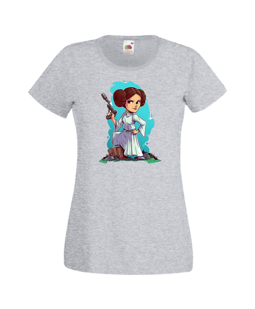 Дамска тениска Star Wars Lea Принцеса Лея Дамска тениска Star Wars Lea Принцеса Лея