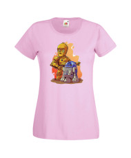 Дамска тениска Star Wars R2-D2 & C3PO