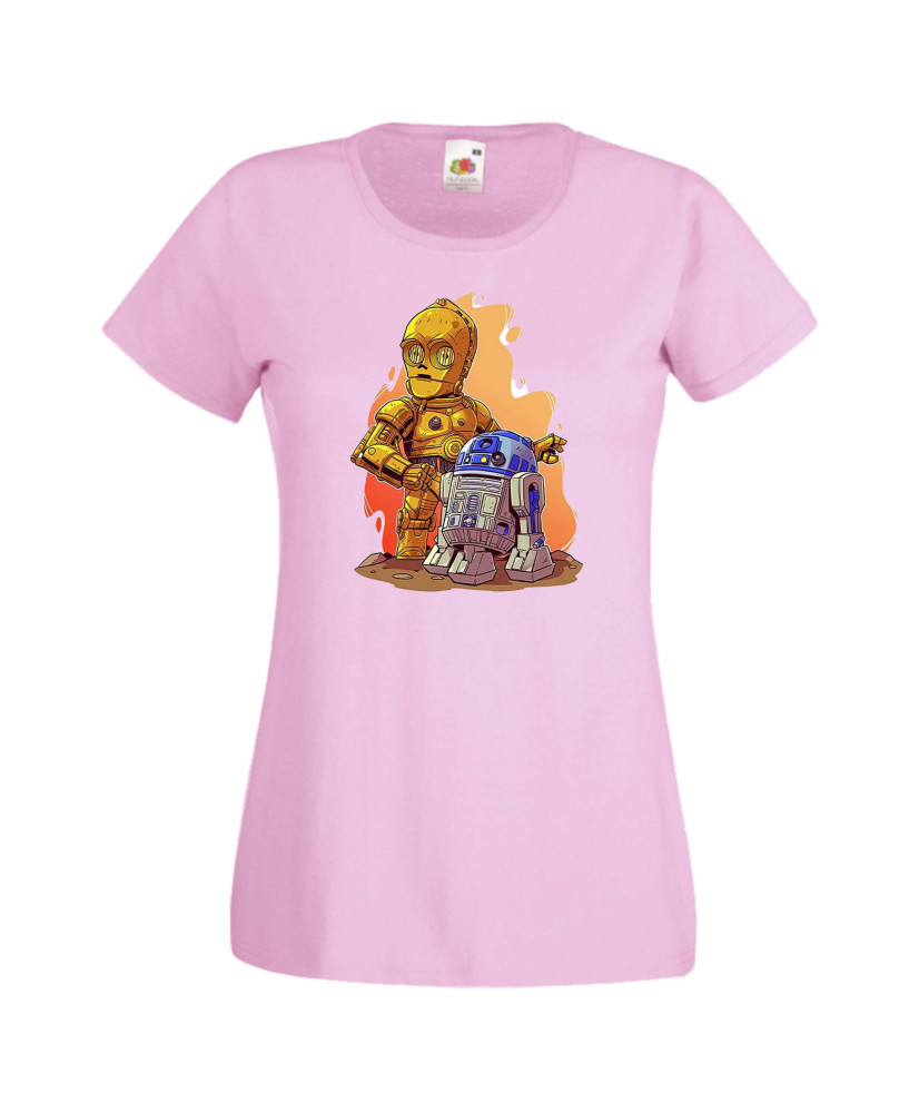 Дамска тениска Star Wars R2-D2 & C3PO Дамска тениска Star Wars R2-D2 & C3PO