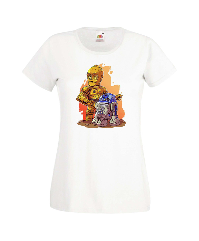 Дамска тениска Star Wars R2-D2 & C3PO Дамска тениска Star Wars R2-D2 & C3PO