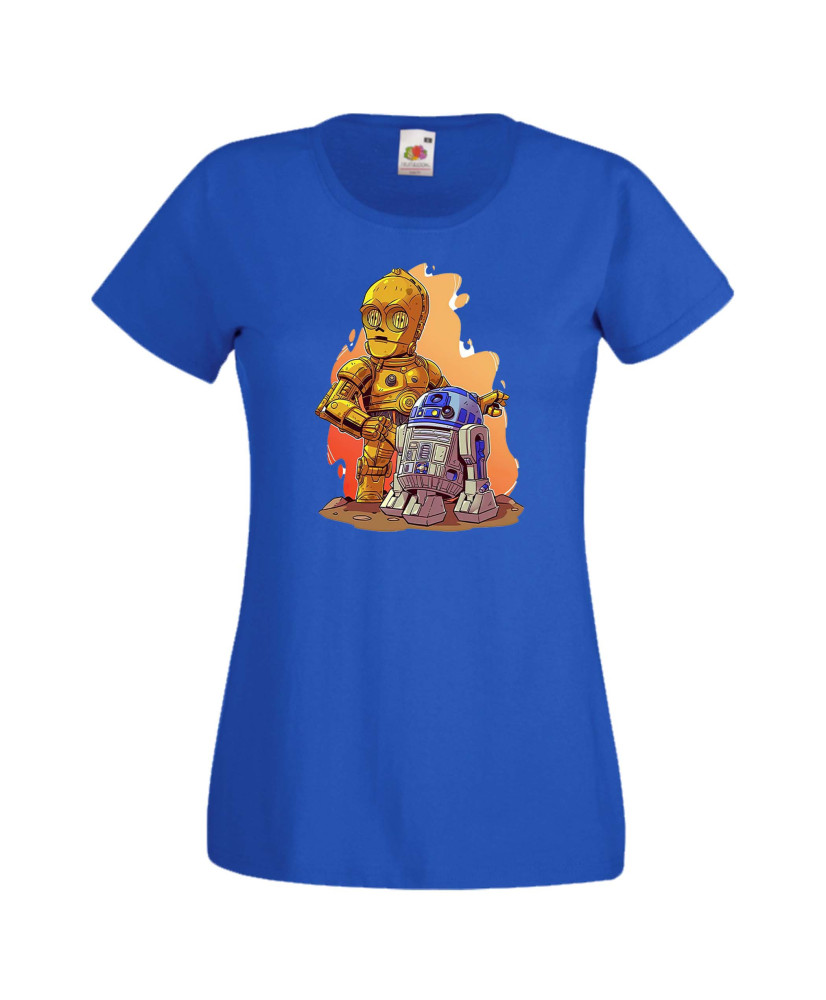 Дамска тениска Star Wars R2-D2 & C3PO Дамска тениска Star Wars R2-D2 & C3PO