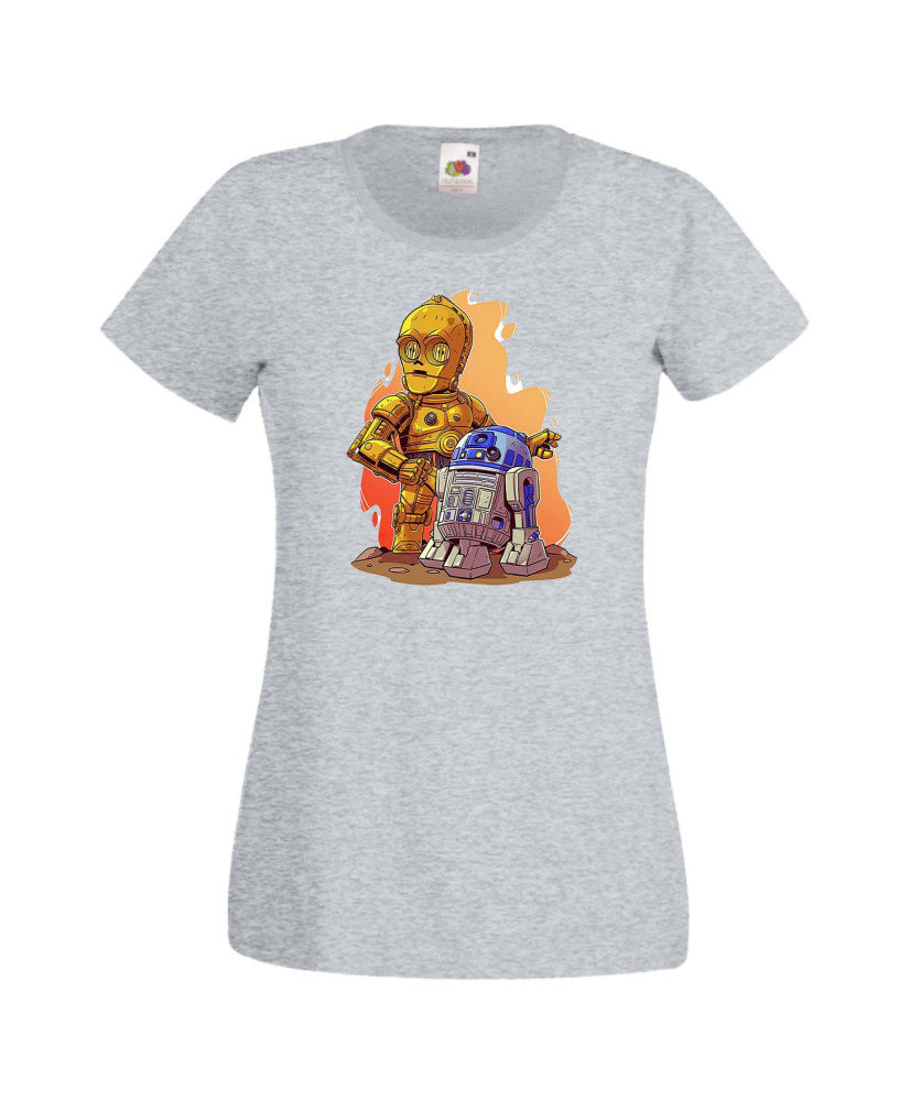 Дамска тениска Star Wars R2-D2 & C3PO Дамска тениска Star Wars R2-D2 & C3PO