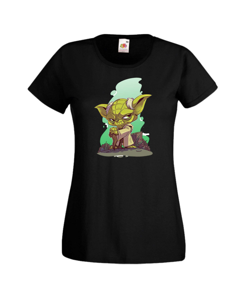 Дамска тениска Star Wars Yoda Мастър Йода Дамска тениска Star Wars Yoda Мастър Йода