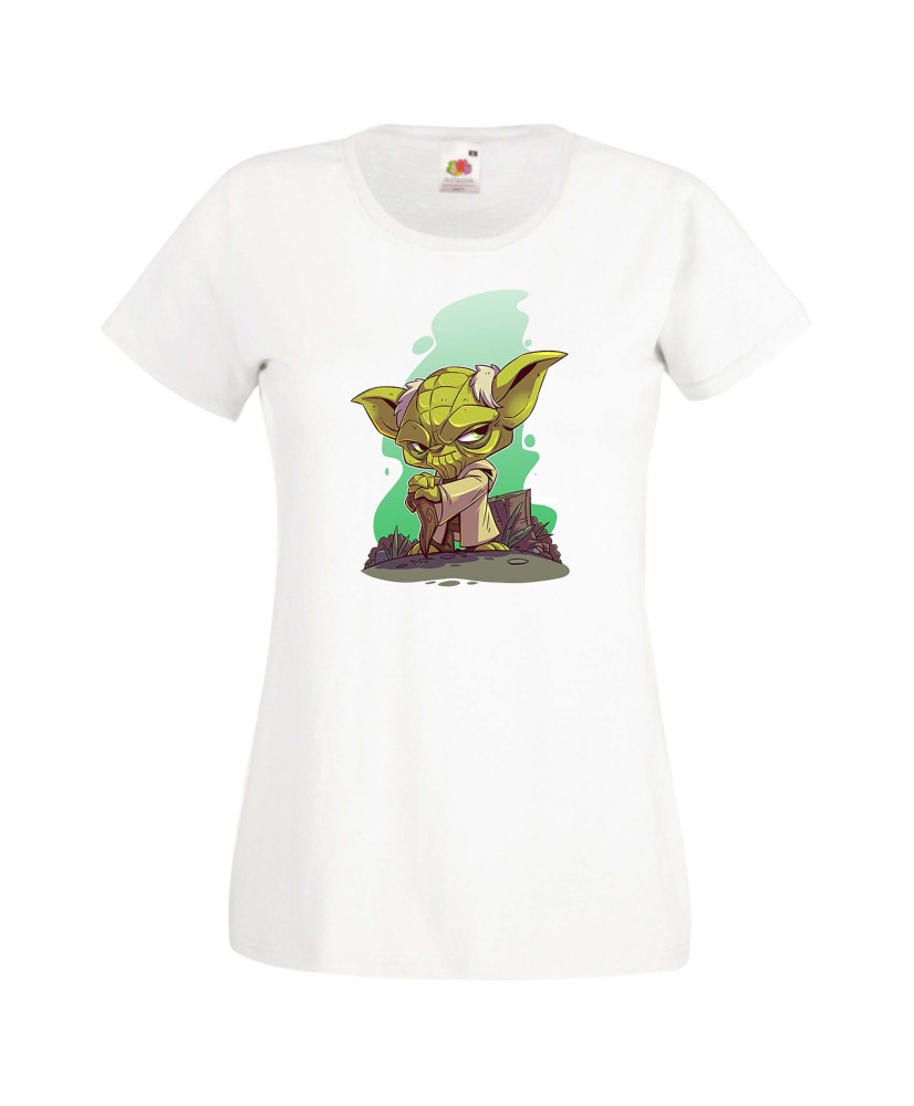 Дамска тениска Star Wars Yoda Мастър Йода Дамска тениска Star Wars Yoda Мастър Йода