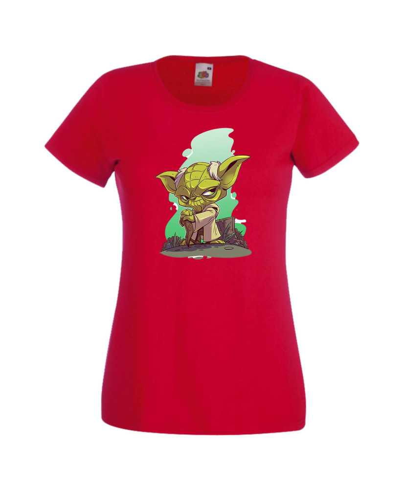 Дамска тениска Star Wars Yoda Мастър Йода Дамска тениска Star Wars Yoda Мастър Йода