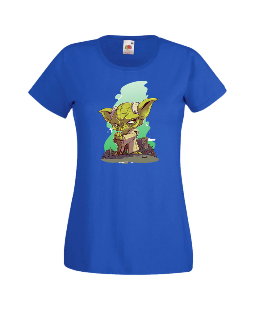 Дамска тениска Star Wars Yoda Мастър Йода Дамска тениска Star Wars Yoda Мастър Йода