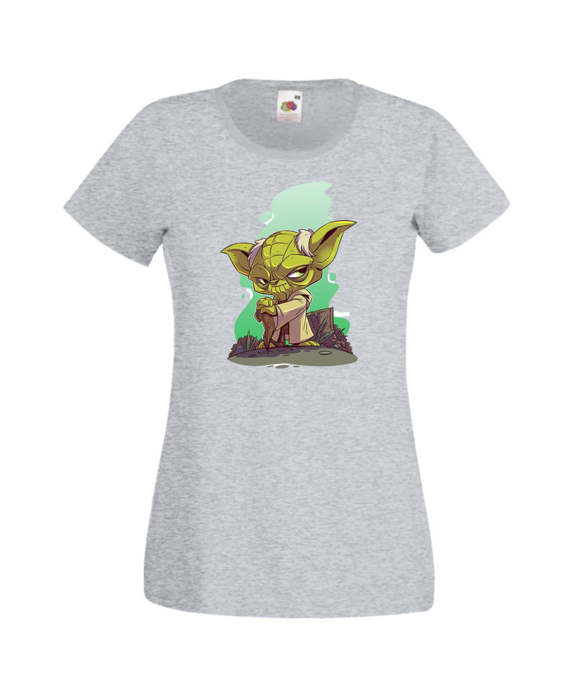 Дамска тениска Star Wars Yoda Мастър Йода Дамска тениска Star Wars Yoda Мастър Йода