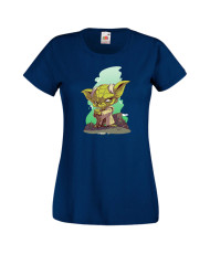 Дамска тениска Star Wars Yoda Мастър Йода