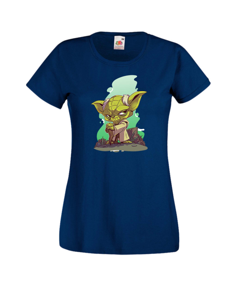 Дамска тениска Star Wars Yoda Мастър Йода Дамска тениска Star Wars Yoda Мастър Йода