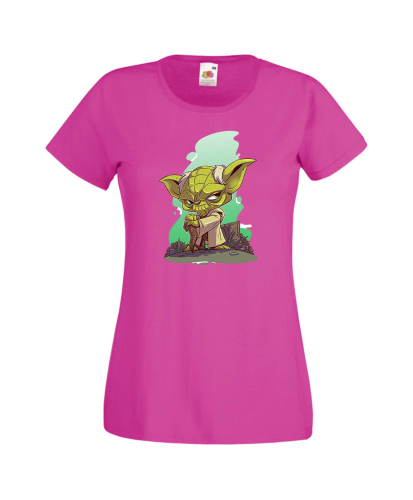 Дамска тениска Star Wars Yoda Мастър Йода