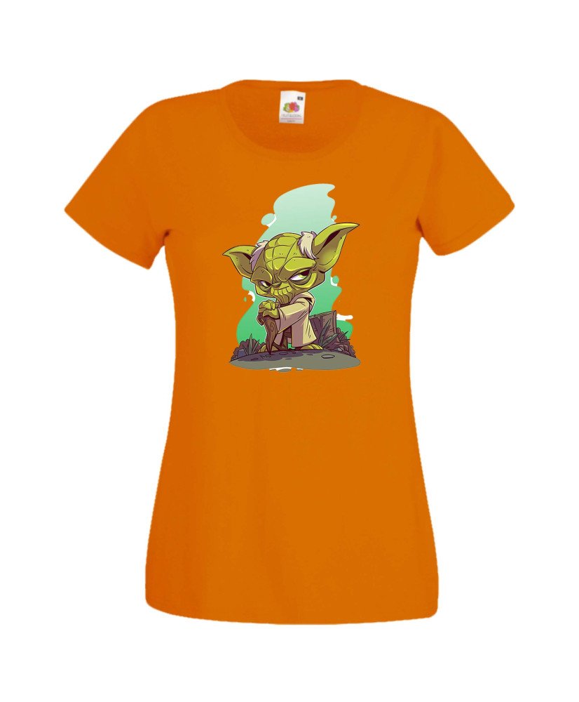 Дамска тениска Star Wars Yoda Мастър Йода Дамска тениска Star Wars Yoda Мастър Йода