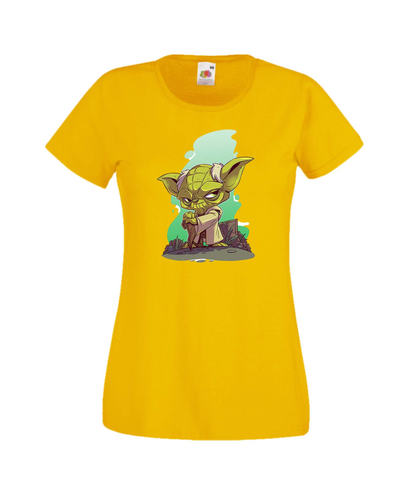 Дамска тениска Star Wars Yoda Мастър Йода Дамска тениска Star Wars Yoda Мастър Йода