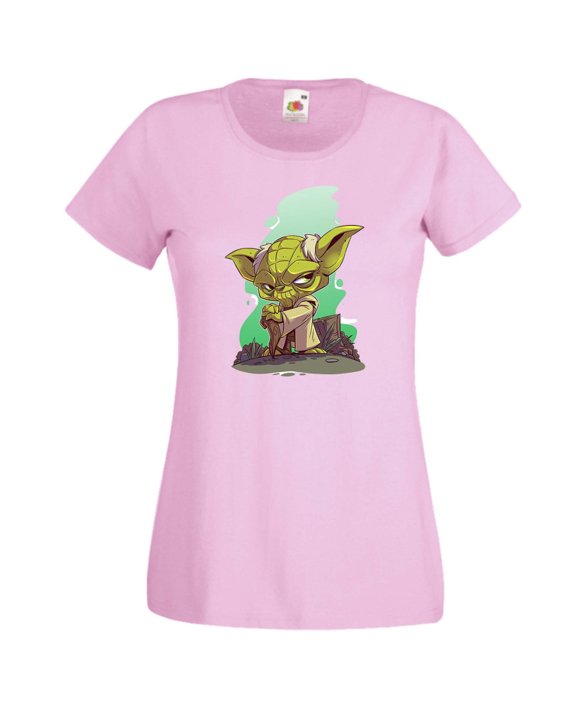 Дамска тениска Star Wars Yoda Мастър Йода Дамска тениска Star Wars Yoda Мастър Йода