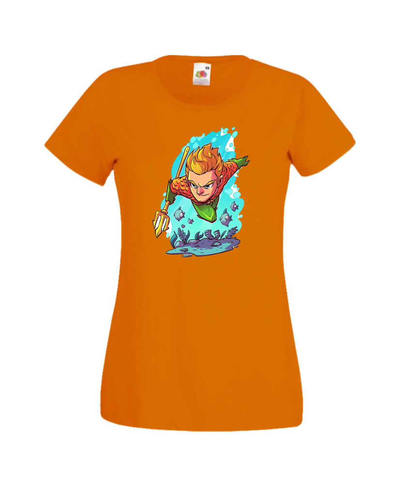 Дамска тениска DC Aquaman Аквамен