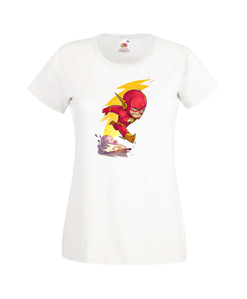 Дамска тениска DC Flash Светкавицата
