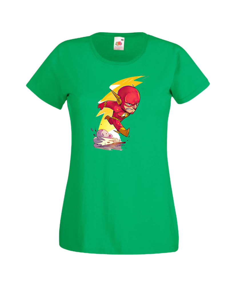 Дамска тениска DC Flash Светкавицата