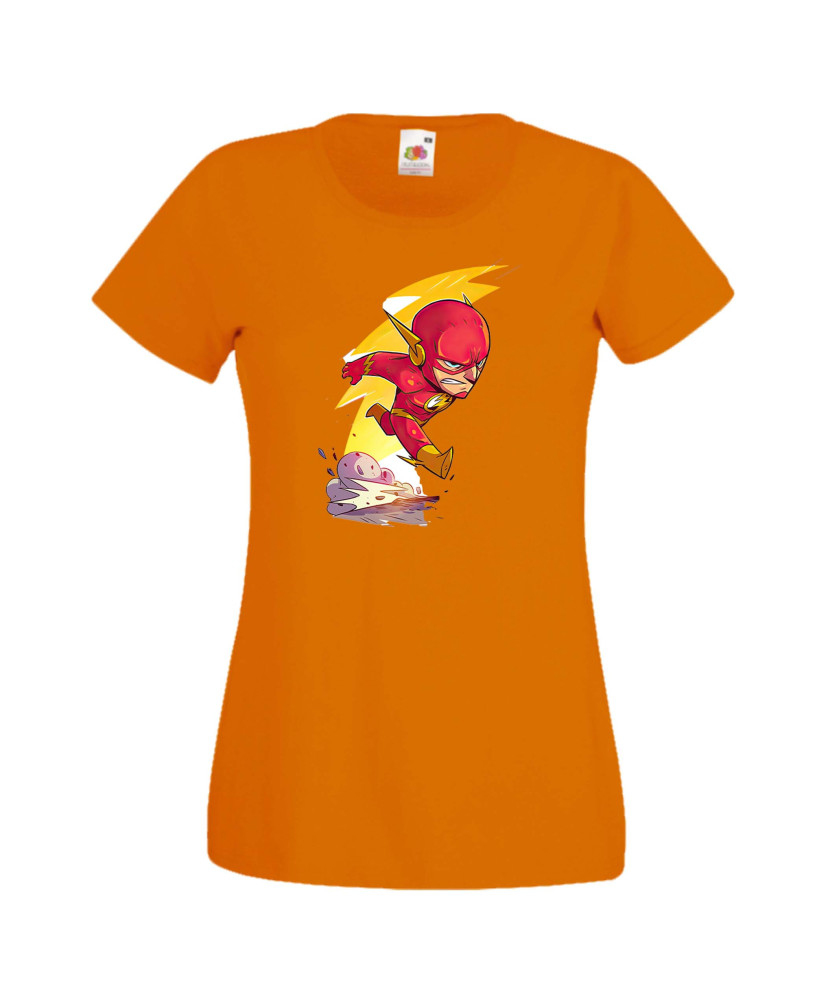 Дамска тениска DC Flash Светкавицата