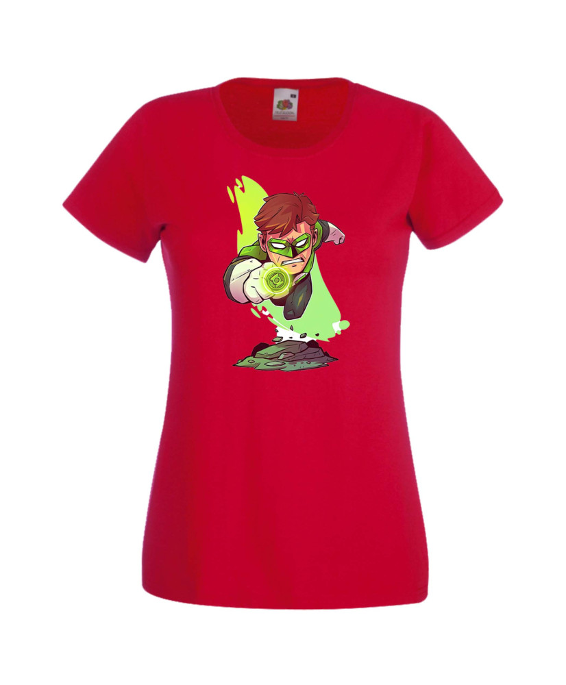 Дамска тениска DC Green Lantern Зеленият Фенер