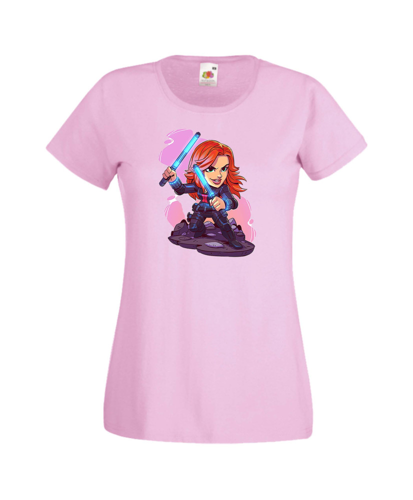Дамска тениска Marvel Black Widow Черната Вдовица