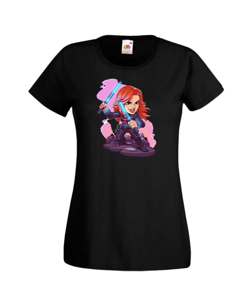 Дамска тениска Marvel Black Widow Черната Вдовица