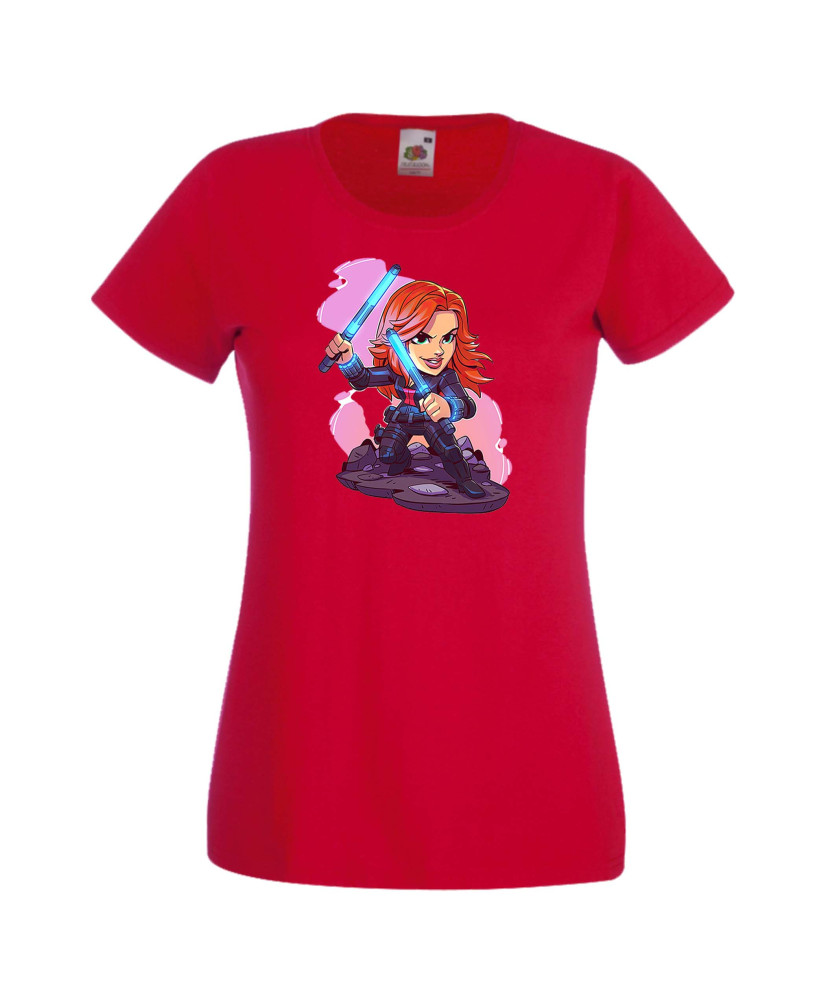 Дамска тениска Marvel Black Widow Черната Вдовица