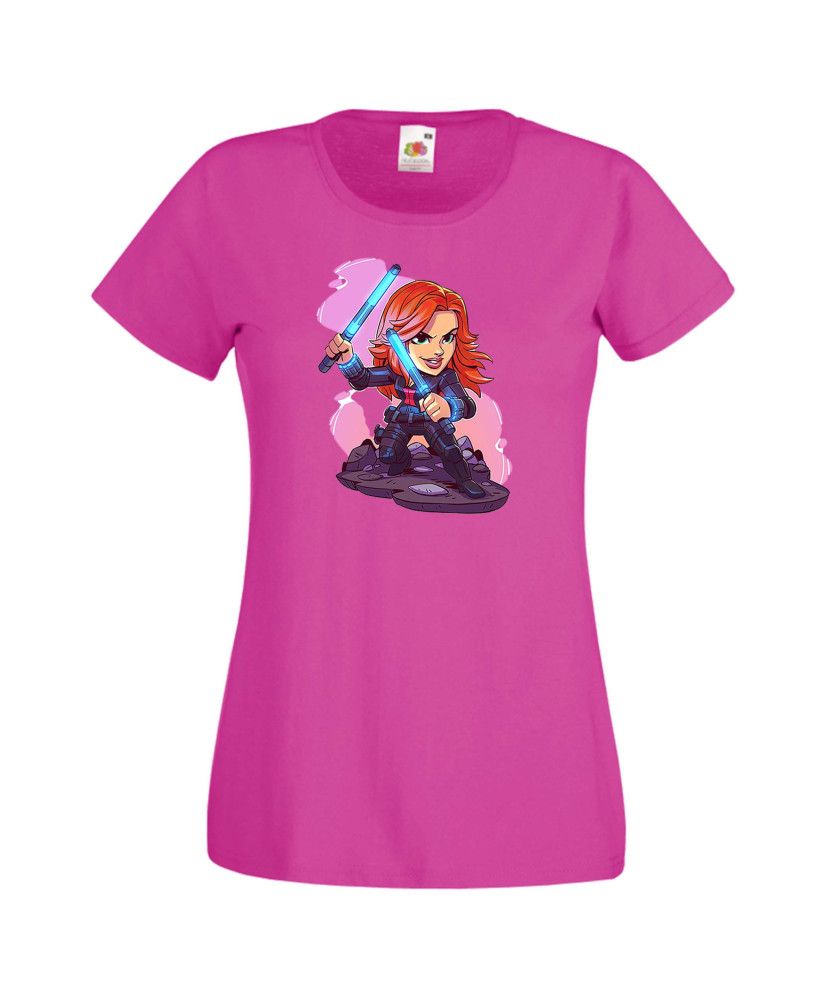 Дамска тениска Marvel Black Widow Черната Вдовица