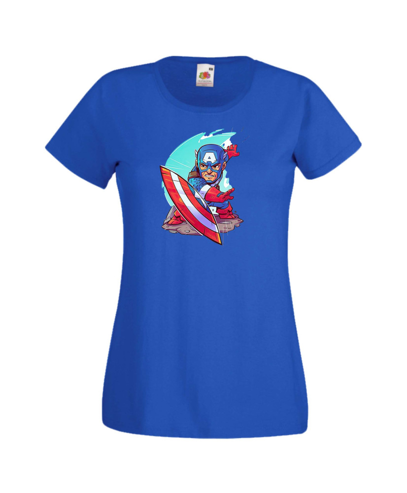 Дамска тениска Marvel Captain America 1 Капитан Америка