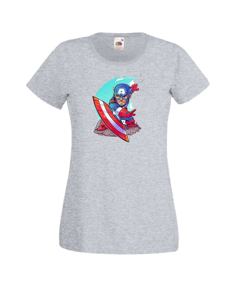 Дамска тениска Marvel Captain America 1 Капитан Америка