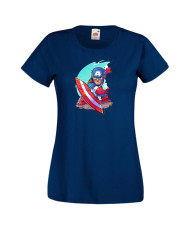 Дамска тениска Marvel Captain America 1 Капитан Америка
