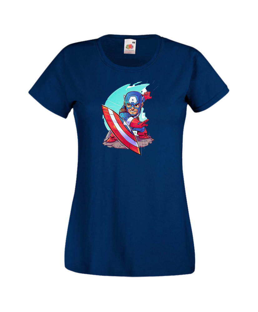 Дамска тениска Marvel Captain America 1 Капитан Америка