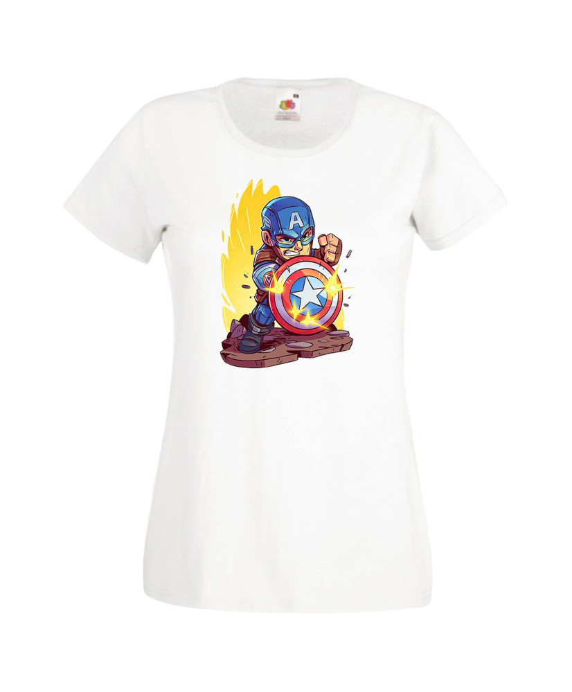 Дамска тениска Marvel Captain America 2 Капитан Америка