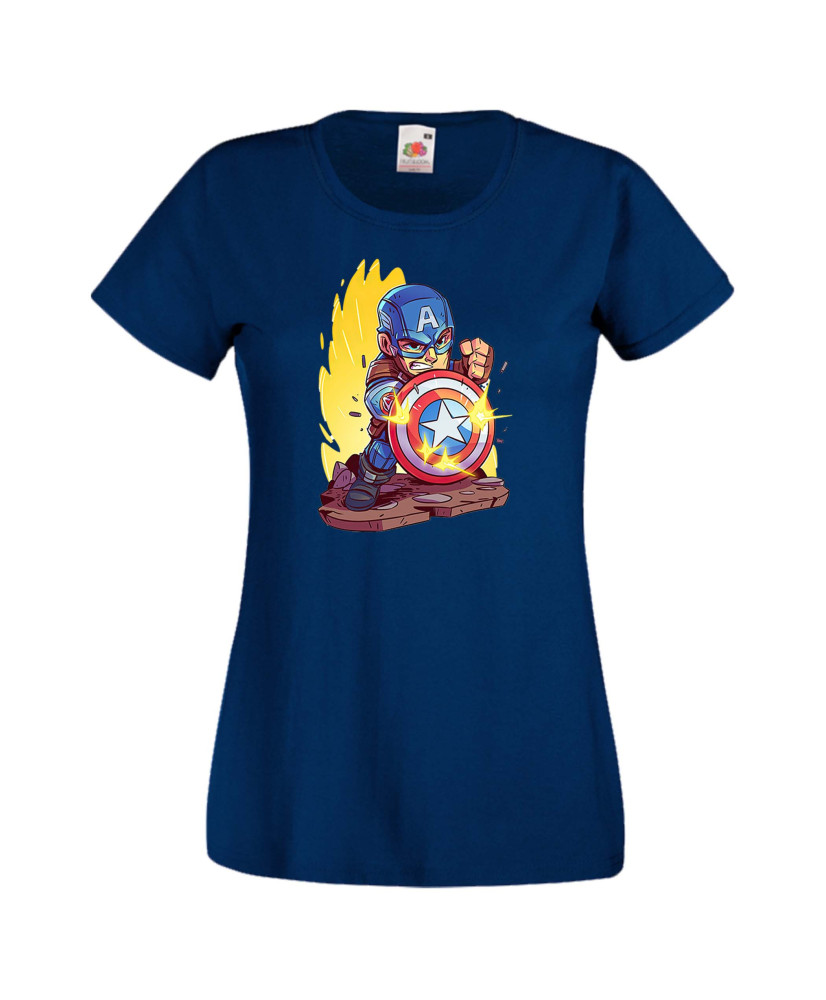 Дамска тениска Marvel Captain America 2 Капитан Америка