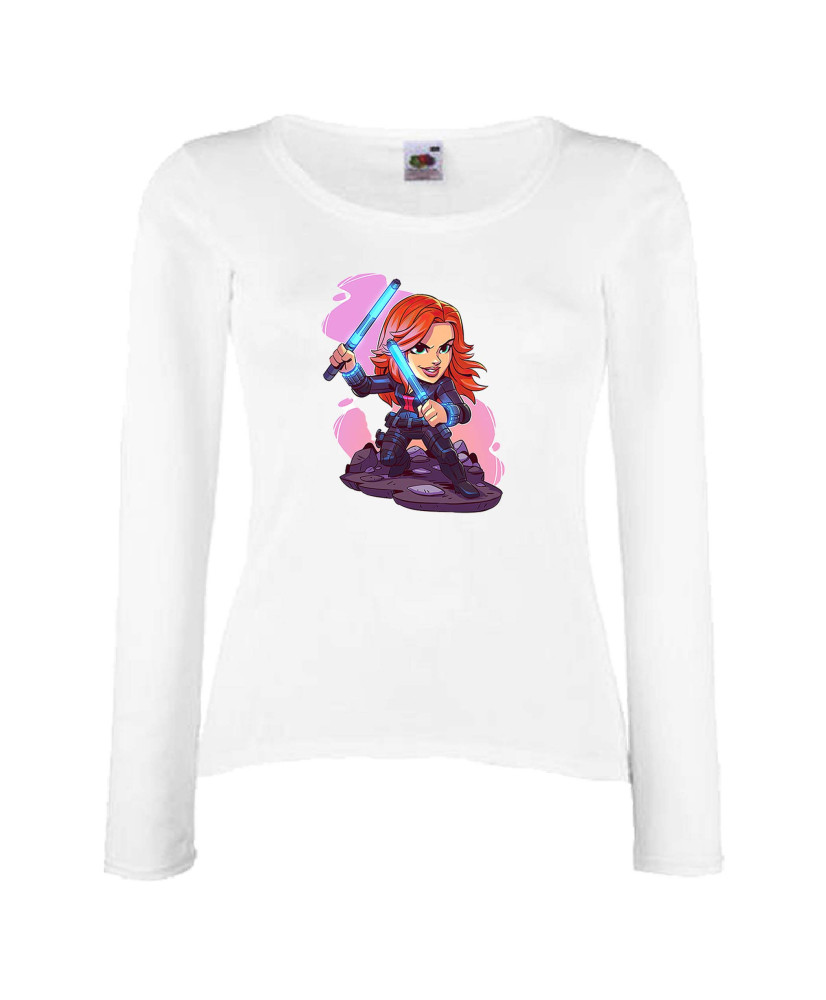 Дамска тениска Marvel Black Widow Черната Вдовица