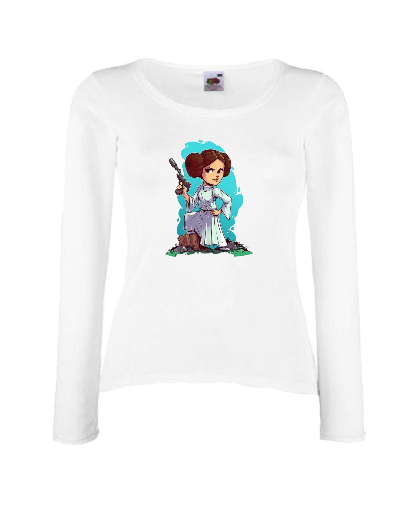 Дамска тениска Star Wars Lea Принцеса Лея Дамска тениска Star Wars Lea Принцеса Лея