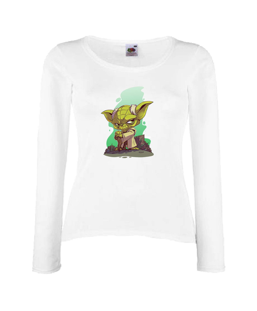 Дамска тениска Star Wars Yoda Мастър Йода Дамска тениска Star Wars Yoda Мастър Йода