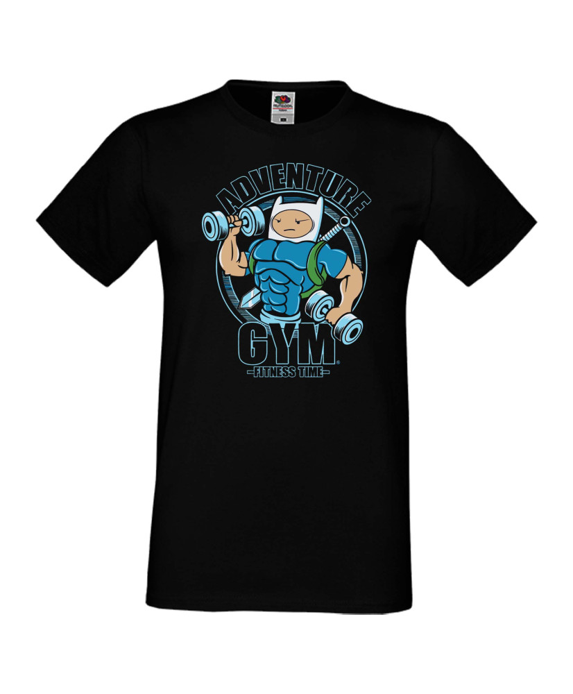 Мъжка тениска Gym Adventure Time Adventure Gym Fitness Time