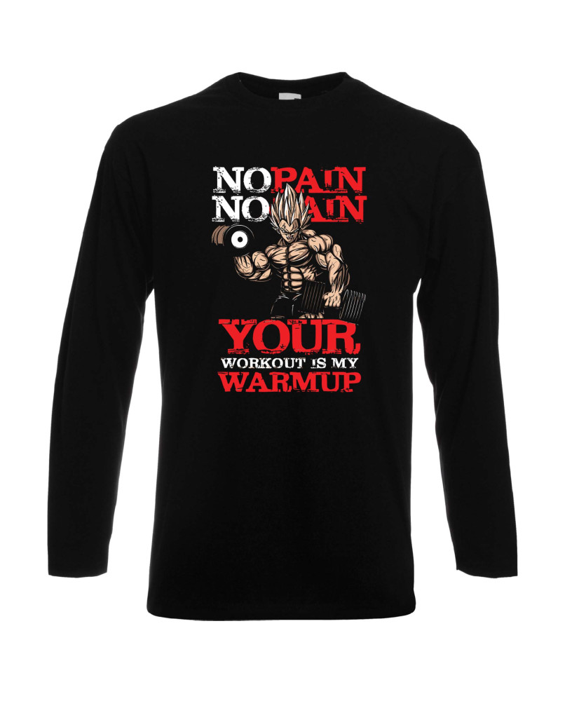 Мъжка тениска Gym Dragon Ball No Pain No Gain