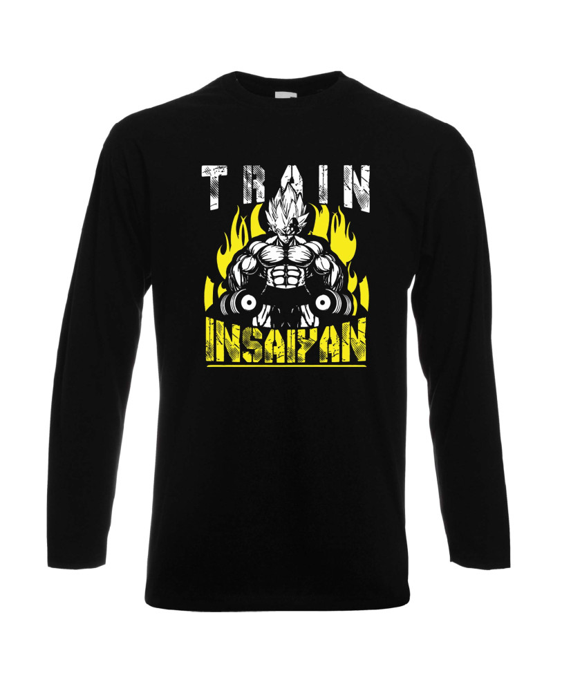 Мъжка тениска Gym Dragon Ball Train In Saiyan 1