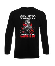 Мъжка тениска Gym Dragon Ball When I Let Go Of What I Am I Become What I Might Be