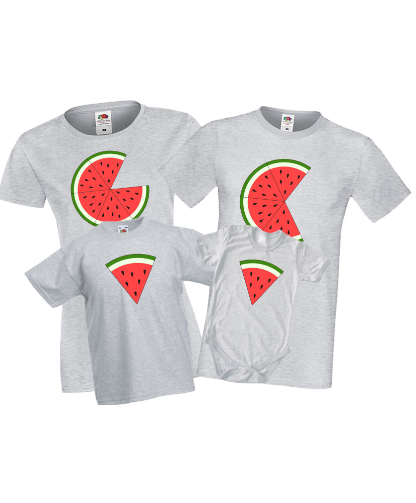 Семейни тениски Диня Пица Watermelon