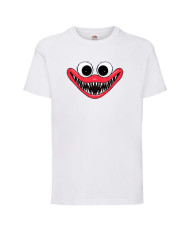 Детска тениска Huggy Wuggy от Poppy Play Time Huggy Kissy face mouth