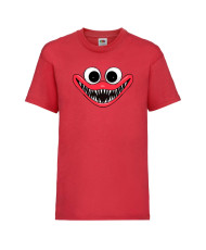 Детска тениска Huggy Wuggy от Poppy Play Time Huggy Kissy face mouth