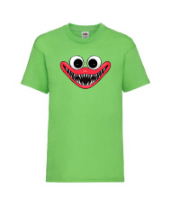 Детска тениска Huggy Wuggy от Poppy Play Time Huggy Kissy face mouth