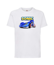 Детска тениска Соник Sonic the Hedgehog Sonic Car